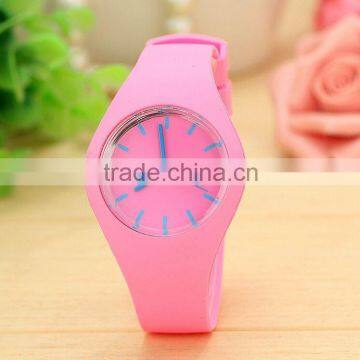 5ATM Waterproof Japan Movement 2015 New Custom Logo Japan Movement Top Quality Silicon Watch photo-3