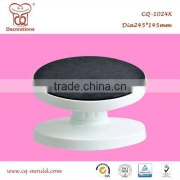 High quality plastic rotating icing revolving cake turntable