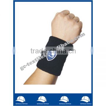 Factory OEM cotton terry basketball wristband sweatband