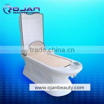 steam bath/ 8 LED lights spa heat energy body-shaping spa capsule