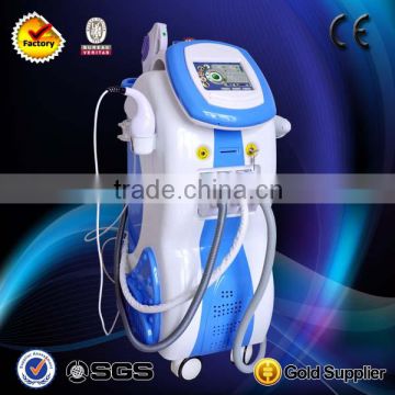 Multifunction beauty machine cavitation+RF+IPL+Elight+yag laser for hair tattoo weight loss (CE/ISO/TUV)