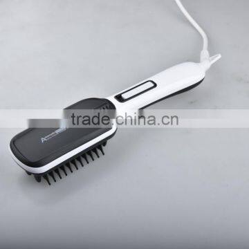 LCD Hair straightener brush hair straightener curler