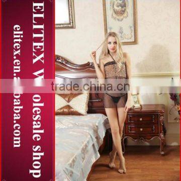 2015 wholesale sexy lingerie hot fashion sexy transparent black babydoll