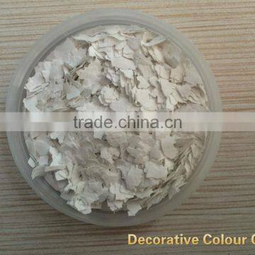 Decorative bulk paint colour chips for marble stone effect