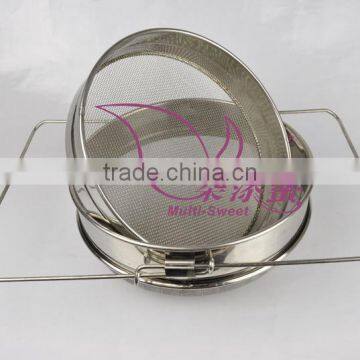 Honey Filter Equipment Double Layer Stainless Steel Honey Strainer