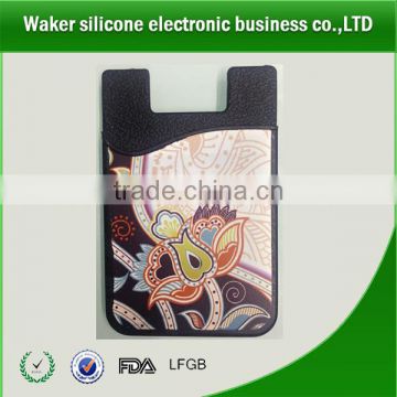 china supplier Silicone Mobile Device Pocket, Hot 3M adhesive mobile phone silicone smart card