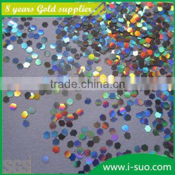 Fashion 1/128 bulk Holographic laser glitter powder