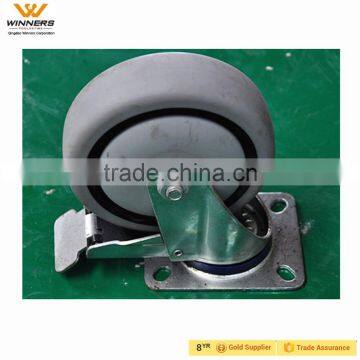 5 inch TPR Thermal Plastic Rubber Castors