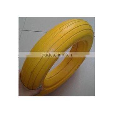 4.00-10PU flat free wheel