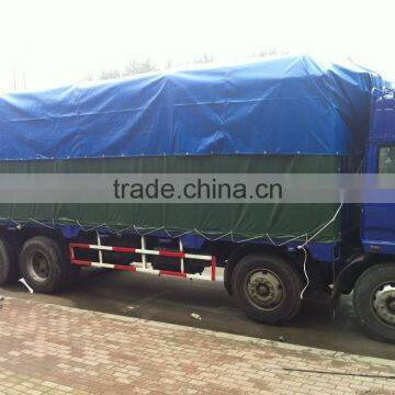 HDPE Coated 6 x 8m Vinyl Military Truck Tarps, Stocklot pe / pp Tarpaulin photo-3