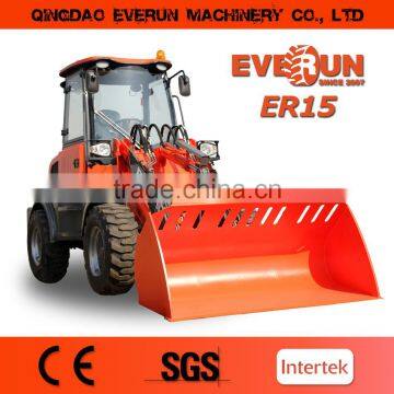 Popular and Good Design ER15 Wheel Loader 1.5 ton Made In China