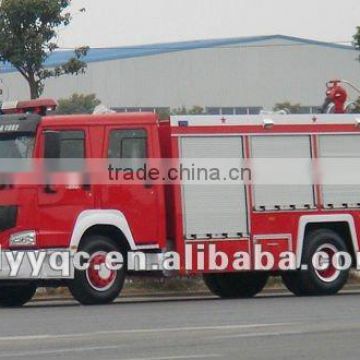 4*2 8t Sinotruk Water Tanker Fire Truck