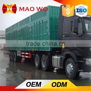 Tri-axle Side Wall Semi Trailer Volume Sand Tipper Truck for Sale photo-4