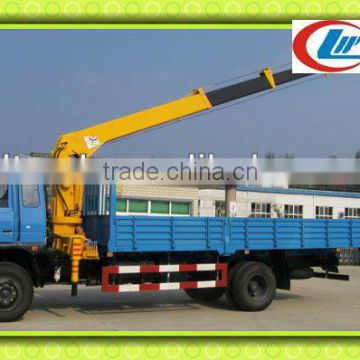 Dongfeng 4X2 cargo truck mounted crane,truck with crane