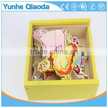 Early Learning Wooden Magnetic Wooden Animal Puzzle photo-5