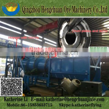 Rotary Drum Scrubber Gold Separator Screen Sand Washer Machine