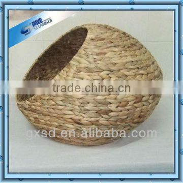 eco-friendly natural water hyacinth pet basket