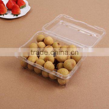 Rectangular Transparent 250g Fruit Storage Box Sealed Plastic Fresh Fruit Container With Lid photo-4