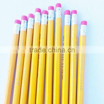 Hexagon HB Pencil, 7" HB Black Lead Pencil With Eraser photo-4