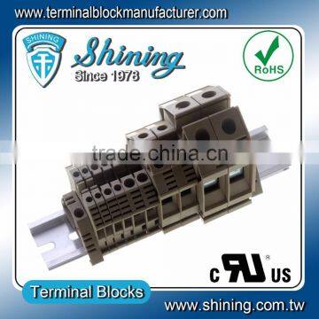 TF-4 Euro Type 600V 35A Screw Clamp 4mm Din Terminal Block photo-5