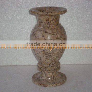 UNIQUE FOSSIL MARBLE FLOWER VASES photo-2