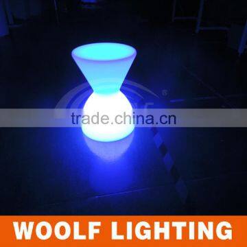 Outdoor Decorative Remote Color Changing LED Illuminated Drum Chair photo-3