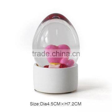 Plastic Material Love Water Globe photo-2