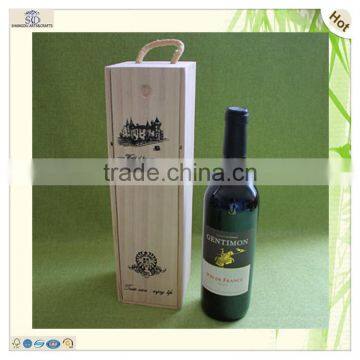 Handle Paulownia Raw Material Light Wine Slide Box photo-6