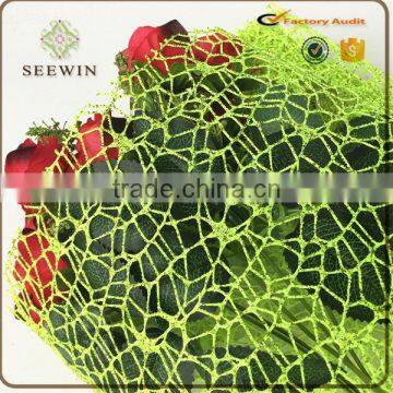 Hot Sale Star Mesh With Glitter for Christmas Flower Packing photo-2