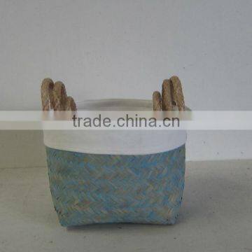 High quality best selling eco-friendly bamboo seagrass storage baskets from Vietnam