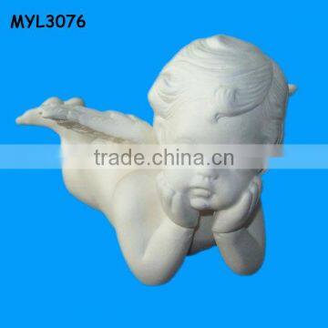 bisque angel table figurine