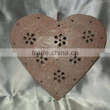 X mas Decoration Ornaments,Christmas Decoration Hanging Heart,Decorative Metal Heart,Hanging Metal Heart