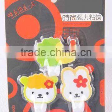 3pc cartoon animal shape plastic hook