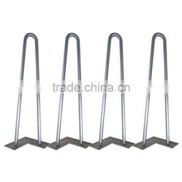 28 Inches Chrome Furniture Part Solid Wire Hairpin Metal Coffee Table Hairpin Legs photo-2
