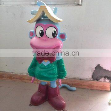 Fiberglass cartoon mascot figure