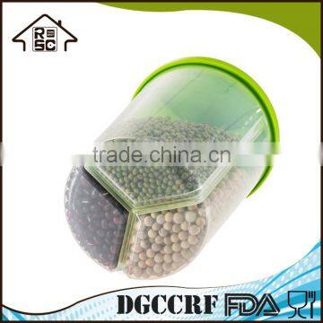 NBRSC Kitchen Divided Plastic Sealed Box Dry Food Storage Crisper Cereal Container With Lids photo-5