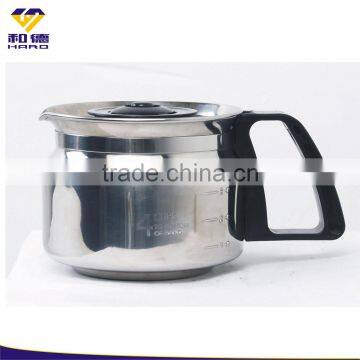 Stainless steel camping coffee pot 4 cups