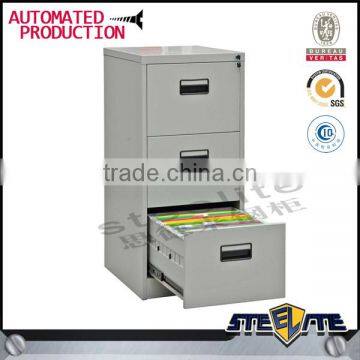 Custom 3 Drawer Metal Cabinet With Wheat Straw Drawers photo-2