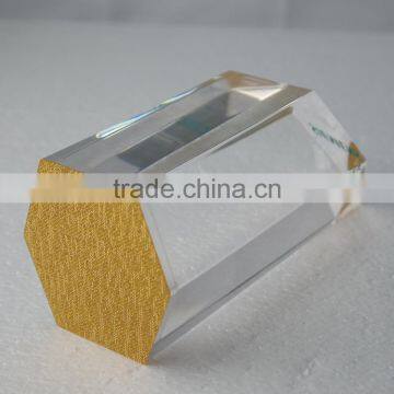 Custom Cylinder Bevel POP Acrylic Paperweigt photo-5