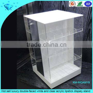Custom 3 Tiers Red Acrylic Dessert Food Display Buffet Stand for Wedding