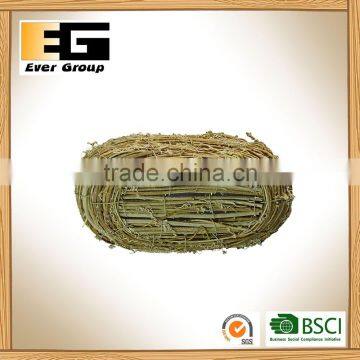 Handbag Shaped Natural Rattan Woven Flowerpot photo-6