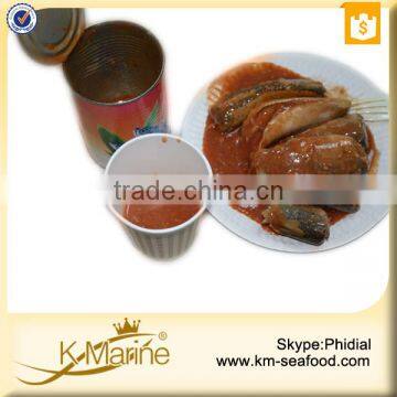 2015 Easy Open End Canned Geisha Mackerel Fish in Tomato Sauce photo-4