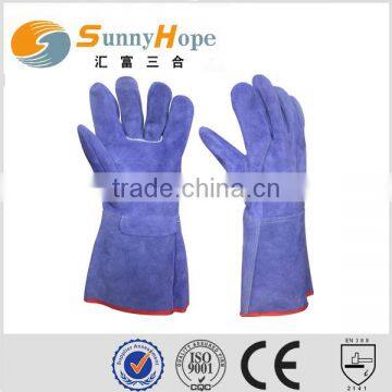 Good quality cheaper welding leather gloves working gloves