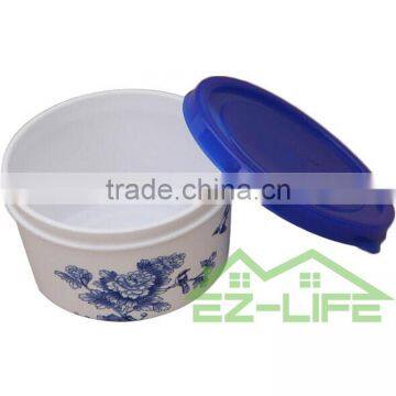 Set of 3 Freezer Crisper Plastic Food Storage Containers photo-4