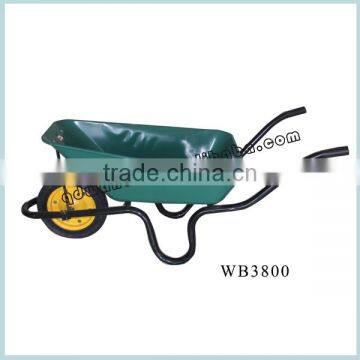 Heavy Duty Metal Tray Green Color Wheelbarrow For Sale photo-2