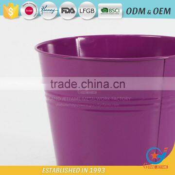 Metal Unique Powder Coated Colourful Flower Colorful Pots Colorful Garden Pots photo-4