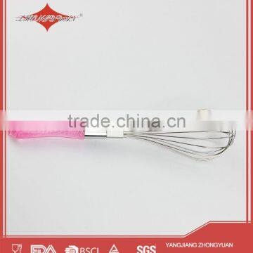 ZY-C1043 Kitchen Tools Manual Stainless Steel Egg Beater With PS Handle photo-3