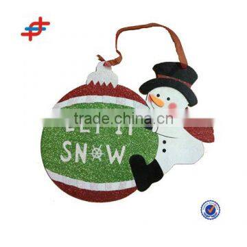 Christmas decoration hanging Wooden board, movable X'mas decoration