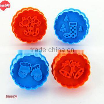 JH6605 Plastic Hand Press Cookie Cutter photo-2