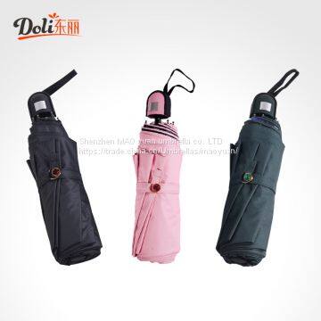 Manufacturer Direct Selling Double Solar Umbrella Top Selling Products Double Triple Folding Umbrella Rubber Paint photo-2